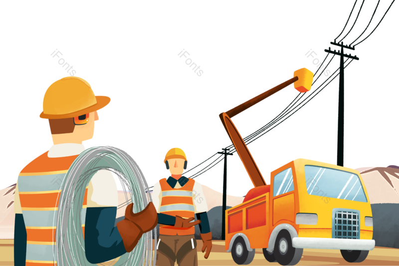 劳动图片,元素,PNG,免抠素材